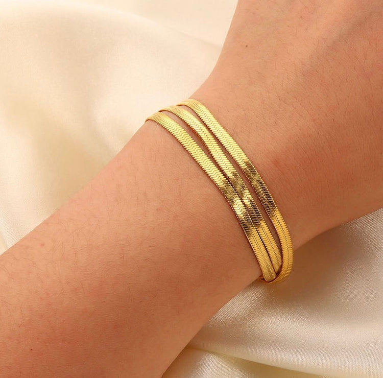 Herringbone bracelet
