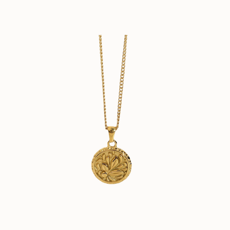 Floral Medallion necklace