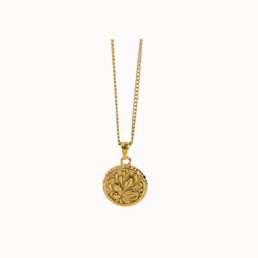 Floral Medallion necklace